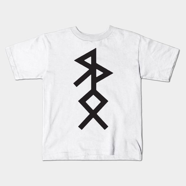 THOR BIND RUNE - Spell Bound Magic Rune Kids T-Shirt by SALENTOmadness